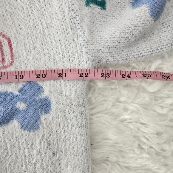 Limited Too Girls Eyelash Sweater. Color: Ivory. Size Large (12-14). New. - Picture 6 of 9